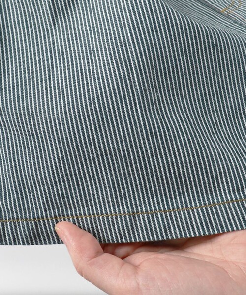 BRANSHES（ブランシェス）の「【綿100％】マカロンスカート（スカート・キッズ・ブルー/アイボリー/カラフル・120/140/150/110/100/130/90）」の8枚目の写真