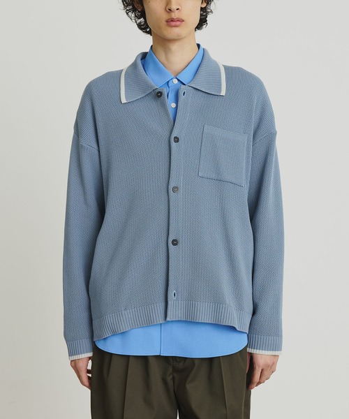 PUBLIC TOKYO（パブリックトウキョウ）の「ニットポロカーディガン