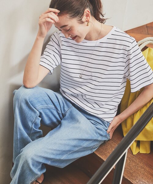 Healthy denim(ヘルシーデニム)の「◆【Healthy DENIM】 Nuts(ナッツ)ワイドデニム(デニムパンツ・レディース・サックスブルー・01/00/02)」の16枚目の写真
