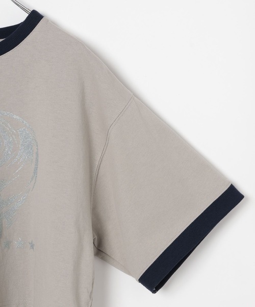 PBLIM（ページボーイリム）の「PBLIM/サイドギャザーチビT（Tシャツ/カットソー・レディース・グレー/ピンク・FREE）」の22枚目の写真