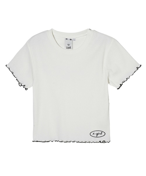tシャツ CUT OUT L/S COMPACT TOP レディース SLY | PRINT SWICHING COMPACT Tシャツ (Tシャツ・カットソー
