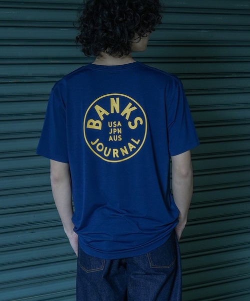 DESIGN TEE/BANKS(バンクス)バックブランドロゴプリントスタンダードフィット半袖カットソー（Tシャツ/カットソー）｜BANKS（バンクス）