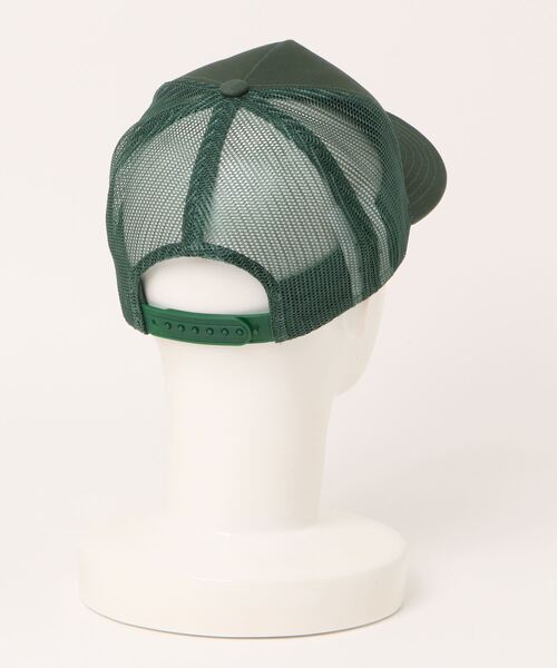 BRIXTON（ブリクストン）の「BRIXTON ALPHA BLOCK TRUCKER HAT（キャップ・メンズ・ブラック/ダークグリーン・O/S）」の3枚目の写真