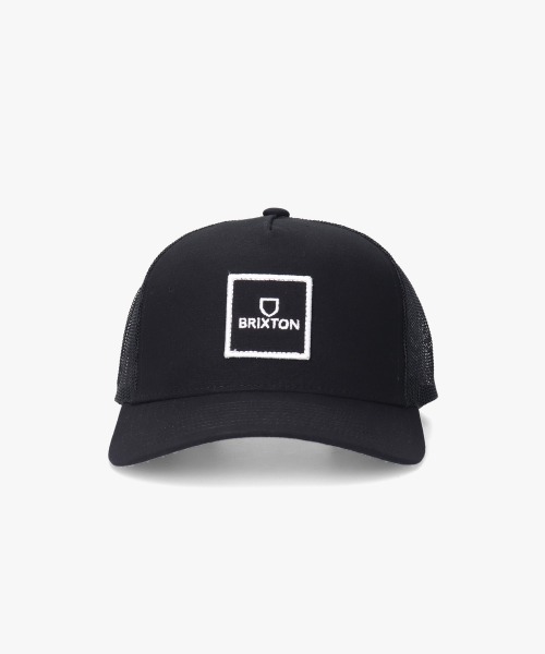 BRIXTON（ブリクストン）の「BRIXTON ALPHA BLOCK TRUCKER HAT（キャップ・メンズ・ブラック/ダークグリーン・O/S）」の10枚目の写真