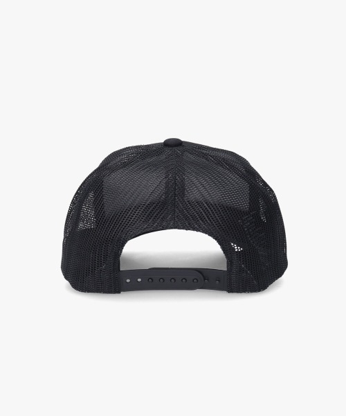 BRIXTON（ブリクストン）の「BRIXTON ALPHA BLOCK TRUCKER HAT（キャップ・メンズ・ブラック/ダークグリーン・O/S）」の4枚目の写真