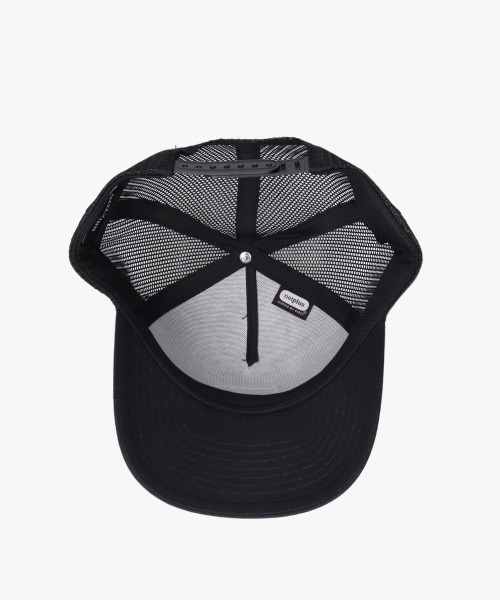 BRIXTON（ブリクストン）の「BRIXTON ALPHA BLOCK TRUCKER HAT（キャップ・メンズ・ブラック/ダークグリーン・O/S）」の5枚目の写真