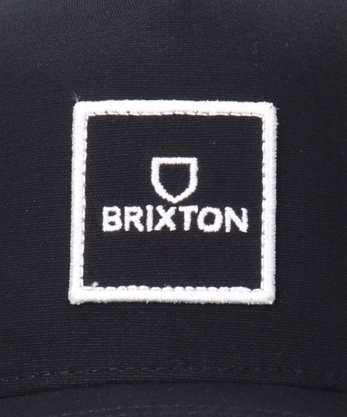 BRIXTON（ブリクストン）の「BRIXTON ALPHA BLOCK TRUCKER HAT（キャップ・メンズ・ブラック/ダークグリーン・O/S）」の7枚目の写真