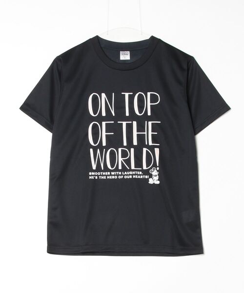 Disney（ディズニー）の「ディズニー  冷感UVドライTシャツ タイポ（Tシャツ/カットソー・レディース・ライトグリーン/ブラック・M/L/XL/S）」の2枚目の写真