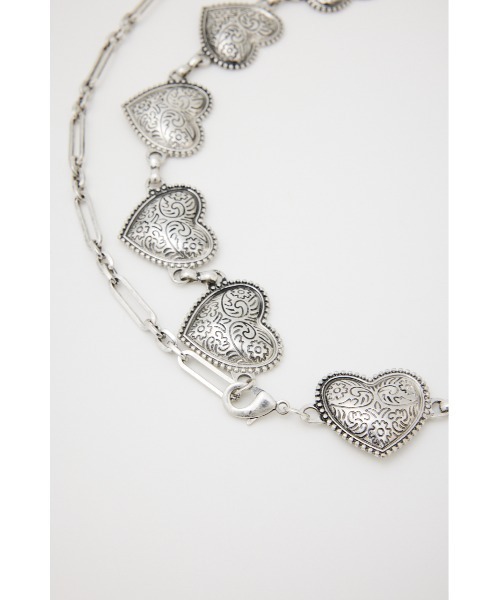 theVirgins heart chain belt ハートチェーンベルト the virgins チェーンベルト heart chain belt - メルカリ