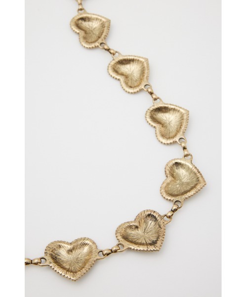 theVirgins heart chain belt ハートチェーンベルト HEART CHAIN BELT - Golden | ZARA United States