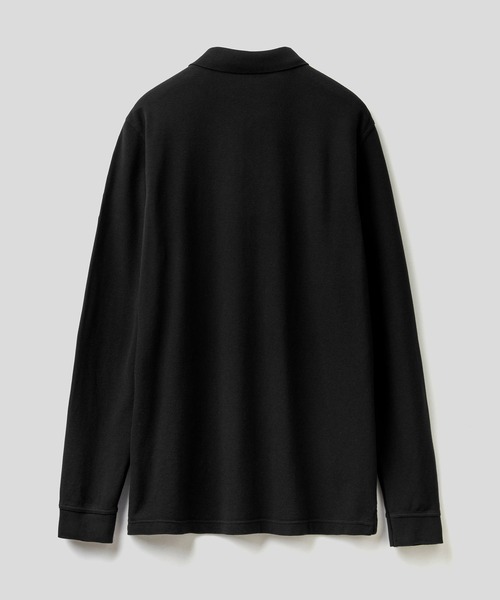 BENETTON (UNITED COLORS OF BENETTON)(ベネトンユナイテッドカラーズオブベネトン)の「レギュラーフィット長袖ポロシャツ(ポロシャツ・メンズ・ネイビー/ブラック・SMALL/MEDIUM/LARGE)」の8枚目の写真