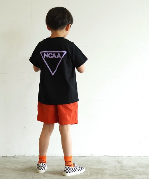 NCAA（エヌシーエーエー）の「【NCAA】別注プリントTee（80～120cm）（Tシャツ/カットソー・キッズ・ホワイト/ブラック/キナリ・90/120/80/110/100）」の10枚目の写真