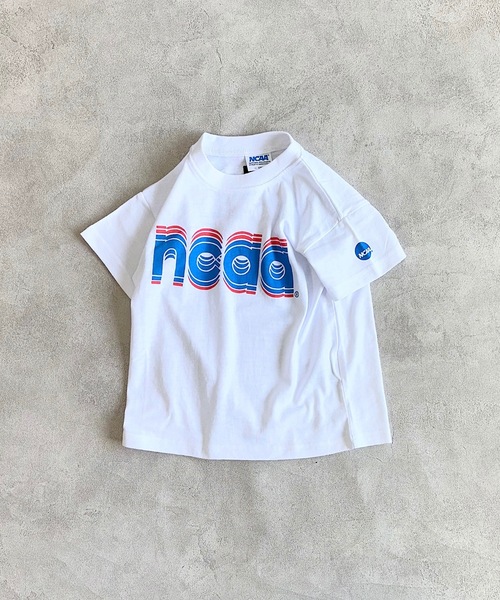NCAA（エヌシーエーエー）の「【NCAA】別注プリントTee（80～120cm）（Tシャツ/カットソー・キッズ・ホワイト/ブラック/キナリ・90/120/80/110/100）」の7枚目の写真