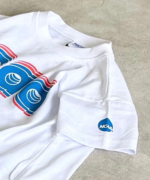 NCAA（エヌシーエーエー）の「【NCAA】別注プリントTee（80～120cm）（Tシャツ/カットソー・キッズ・ホワイト/ブラック/キナリ・90/120/80/110/100）」の5枚目の写真