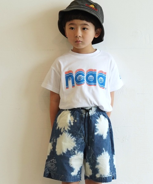 NCAA（エヌシーエーエー）の「【NCAA】別注プリントTee（80～120cm）（Tシャツ/カットソー・キッズ・ホワイト/ブラック/キナリ・90/120/80/110/100）」の4枚目の写真