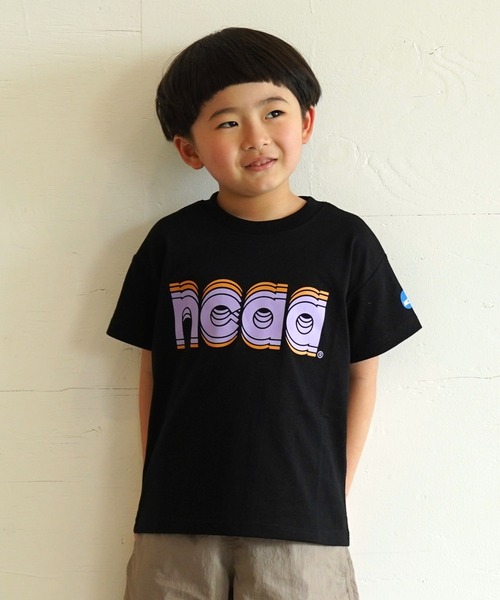 NCAA（エヌシーエーエー）の「【NCAA】別注プリントTee（80～120cm）（Tシャツ/カットソー・キッズ・ホワイト/ブラック/キナリ・90/120/80/110/100）」の12枚目の写真
