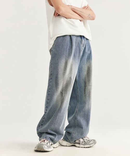 soerte ワイドバギーヴィンテージライクデニムパンツ サイズ2