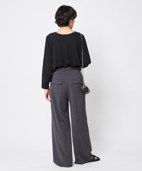 AP STUDIO（エーピーストゥディオ）の「ワイドスリーブTシャツ（Tシャツ/カットソー・レディース・ブラック/ライトグレー/ホワイト・FREE）」の17枚目の写真