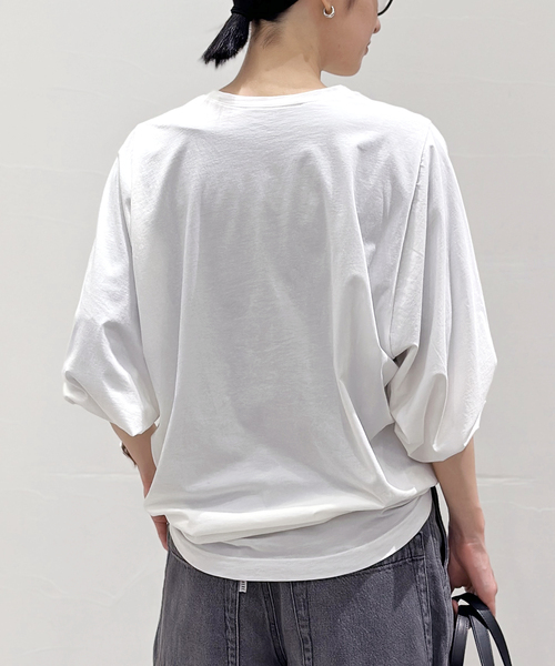 AP STUDIO ワイドスリーブTシャツ 黒 AP STUDIO｜ワイドスリーブTシャツ | Rakuten Fashion(楽天