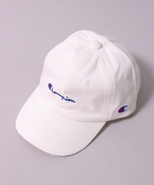 Champion（チャンピオン）の「(LF)【Champion】【キッズ】コットン ツイル & デニム ブランドロゴ 刺繍 キャップ（キャップ・キッズ・ダークインディゴブルー/ライトインディゴブルー/ネイビー/ラベンダー/ミント/ベージュ/ブラック/ライトピンク/グレイッシュブルー/オフホワイト・FREE）」の11枚目の写真