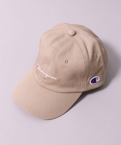 Champion（チャンピオン）の「(LF)【Champion】【キッズ】コットン ツイル & デニム ブランドロゴ 刺繍 キャップ（キャップ・キッズ・ダークインディゴブルー/ライトインディゴブルー/ネイビー/ラベンダー/ミント/ベージュ/ブラック/ライトピンク/グレイッシュブルー/オフホワイト・FREE）」の15枚目の写真