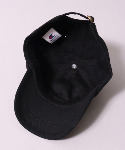 Champion（チャンピオン）の「(LF)【Champion】【キッズ】コットン ツイル & デニム ブランドロゴ 刺繍 キャップ（キャップ・キッズ・ダークインディゴブルー/ライトインディゴブルー/ネイビー/ラベンダー/ミント/ベージュ/ブラック/ライトピンク/グレイッシュブルー/オフホワイト・FREE）」の14枚目の写真