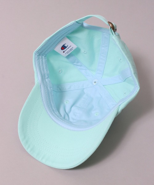 Champion（チャンピオン）の「(LF)【Champion】【キッズ】コットン ツイル & デニム ブランドロゴ 刺繍 キャップ（キャップ・キッズ・ダークインディゴブルー/ライトインディゴブルー/ネイビー/ラベンダー/ミント/ベージュ/ブラック/ライトピンク/グレイッシュブルー/オフホワイト・FREE）」の18枚目の写真