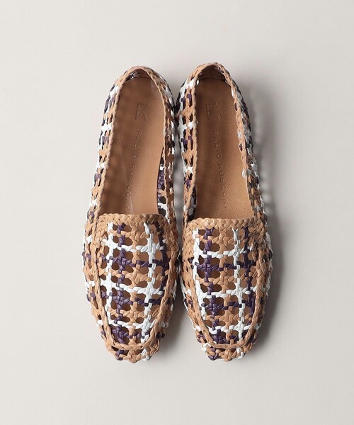 FABIO RUSCONI（ファビオルスコーニ）の「【別注】＜FABIO RUSCONI＞ARTHUR（スリッポン・レディース・ホワイト/ベージュ・37/36/35/38）」の2枚目の写真