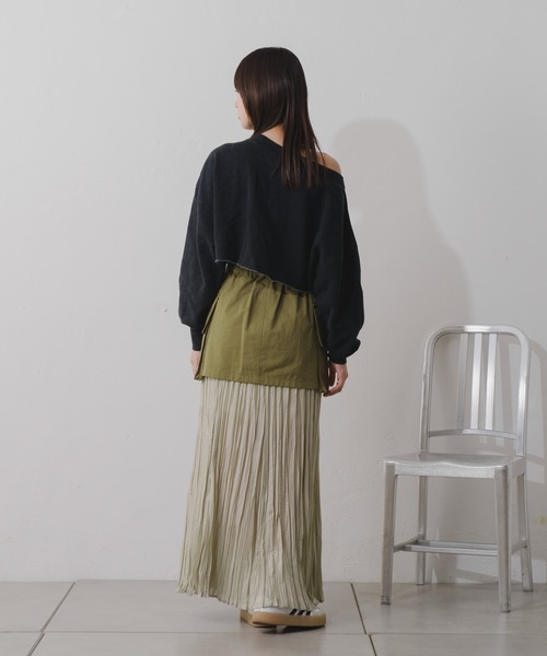 Kastane（カスタネ）の「【マルチウェイ】ツイルラップベルト（ベルト・レディース・ブラック/カーキ/ホワイト・FREE）」の15枚目の写真