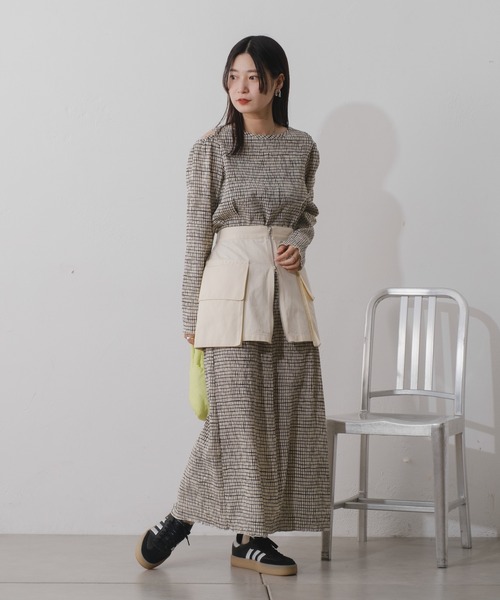 Kastane（カスタネ）の「【マルチウェイ】ツイルラップベルト（ベルト・レディース・ブラック/カーキ/ホワイト・FREE）」の10枚目の写真