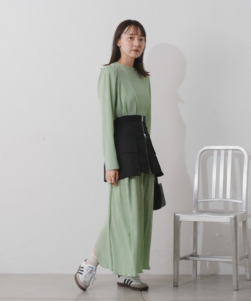 Kastane（カスタネ）の「【マルチウェイ】ツイルラップベルト（ベルト・レディース・ブラック/カーキ/ホワイト・FREE）」の6枚目の写真