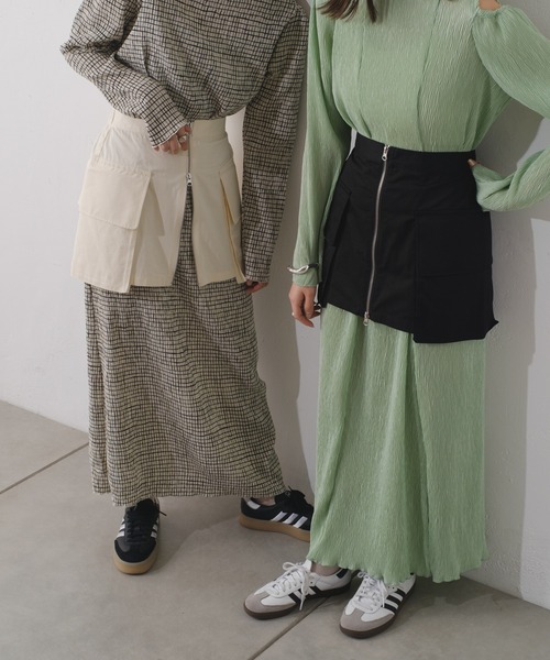 Kastane（カスタネ）の「【マルチウェイ】ツイルラップベルト（ベルト・レディース・ブラック/カーキ/ホワイト・FREE）」の12枚目の写真