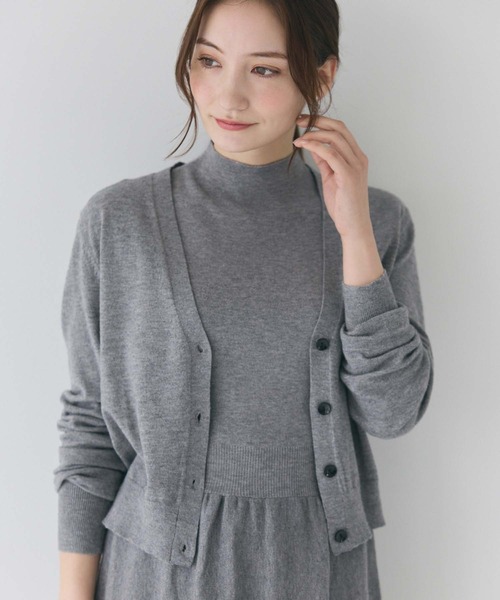 fifth（フィフス）の「【インスタグラマーセレクト】シルキータッチニットワンピース（ワンピース・レディース・グレー/ブルー系その他5/ブラック・M）」の20枚目の写真