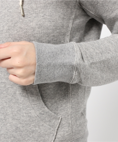 earth music&ecology(アースミュージックアンドエコロジー)の「【パーカーパーカー!】裏毛(パーカー・レディース・ベージュ系その他/杢グレー・MEDIUM/SMALL)」の10枚目の写真