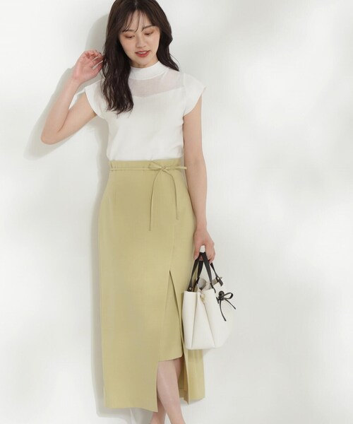 PROPORTION BODY DRESSING(プロポーションボディドレッシング)の「シアー切り替えニット / 1214170506(ニット/セーター・レディース・イエロー/ホワイト/ブラック・FREE)」の12枚目の写真