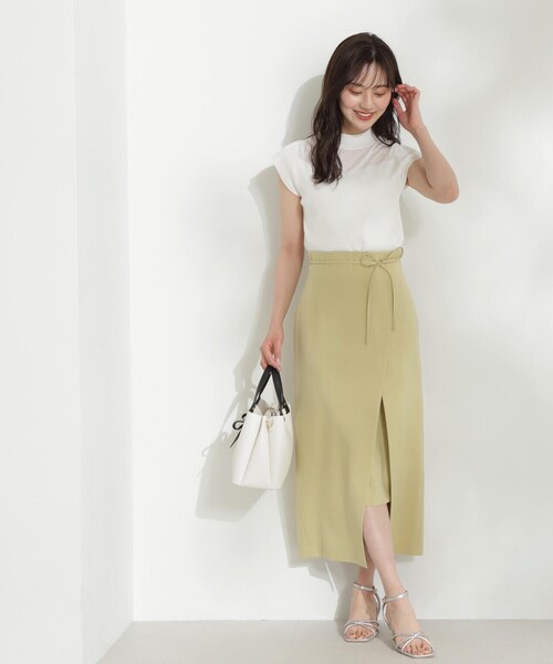 PROPORTION BODY DRESSING(プロポーションボディドレッシング)の「シアー切り替えニット / 1214170506(ニット/セーター・レディース・イエロー/ホワイト/ブラック・FREE)」の16枚目の写真