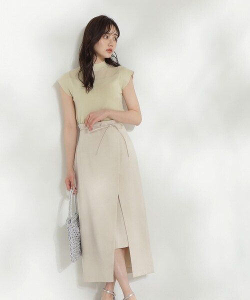 PROPORTION BODY DRESSING(プロポーションボディドレッシング)の「シアー切り替えニット / 1214170506(ニット/セーター・レディース・イエロー/ホワイト/ブラック・FREE)」の20枚目の写真