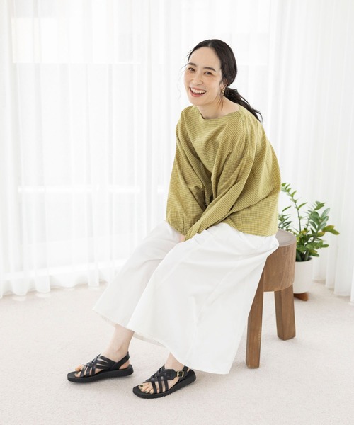 スタディオクリップ リネンデニムスカーチョ ≪natural by clip≫ studioCLIP リネンデニムスカーチョ - メルカリ
