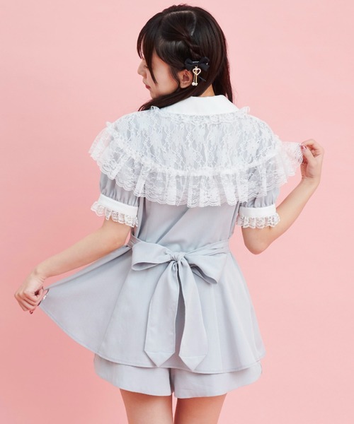 pium レースケープフリルセットアップ レースケープフリルセットアップ – pium