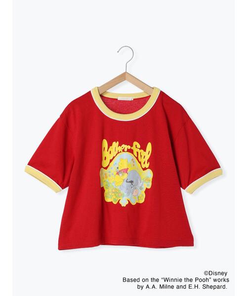 ehka sopo（エヘカソポ）の「【Disney】プーさん/リンガーTシャツ（T 