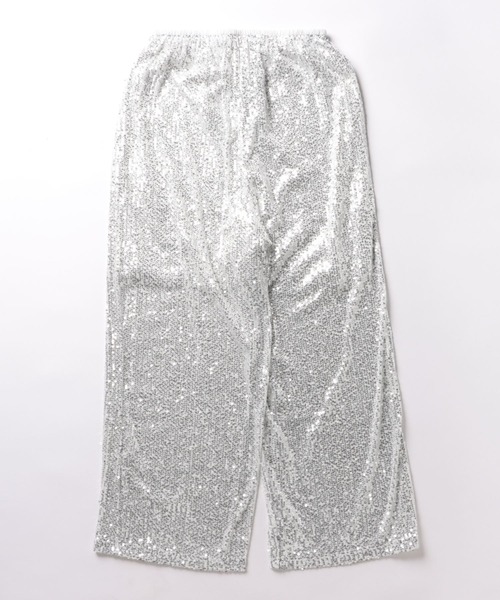 wee9s（ウィークス）の「"GIRAGIRA" disco pants / ギラギラスパンコールディスコパンツ（その他パンツ・レディース・シルバー/ゴールド・FREE）」の4枚目の写真