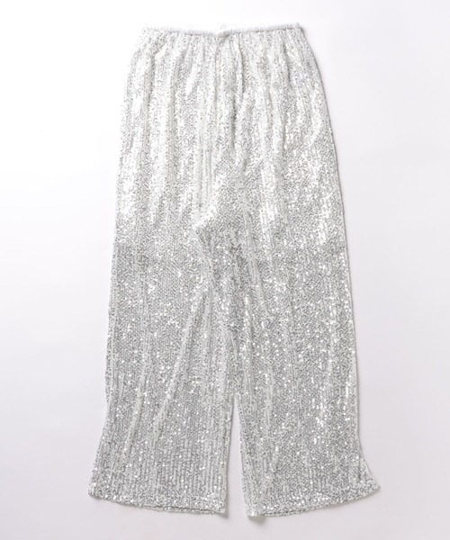 wee9s（ウィークス）の「"GIRAGIRA" disco pants / ギラギラスパンコールディスコパンツ（その他パンツ・レディース・シルバー/ゴールド・FREE）」の3枚目の写真