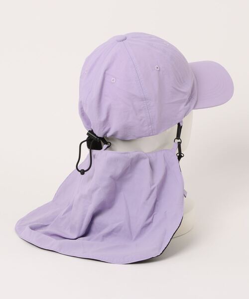 DONOBAN(ドノバン)の「撥水冷感ネックカバー付きCAP(キャップ・レディース・ライラック/ブラック/ベージュ・F)」の4枚目の写真