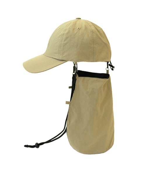 DONOBAN(ドノバン)の「撥水冷感ネックカバー付きCAP(キャップ・レディース・ライラック/ブラック/ベージュ・F)」の22枚目の写真