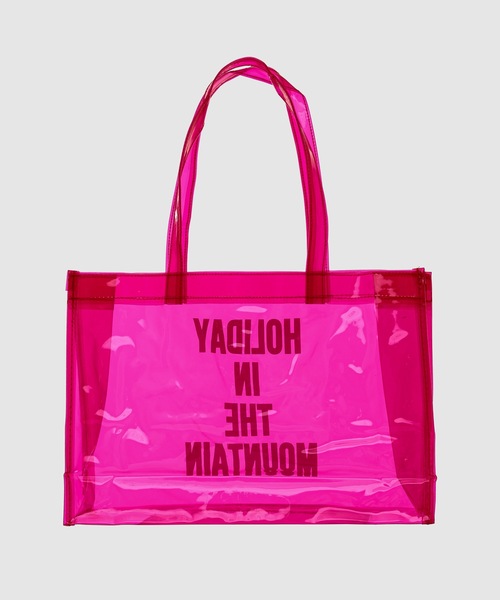 MOUNTAIN RESEARCH（マウンテンリサーチ）の「Clear Tote Bag（アウトドアグッズ・メンズ・ブルー/ゴールド/ピンク・FREE）」の4枚目の写真