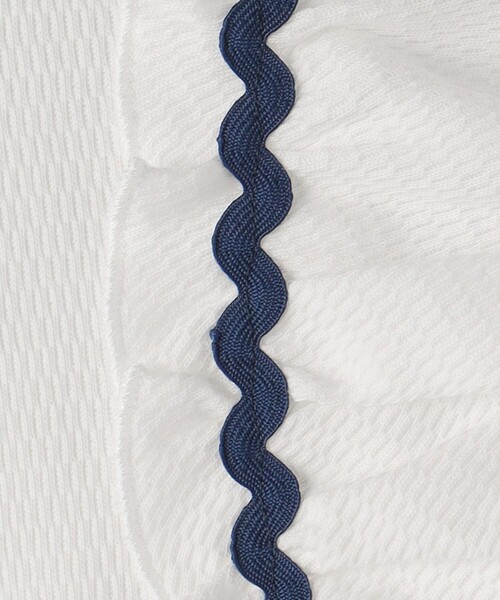 green label relaxing（グリーンレーベルリラクシング）の「ハニカム ナミナミテープ Tシャツ 140cm-160cm（Tシャツ/カットソー・キッズ・オレンジ/ライラック/オフホワイト・140cm/160cm/150cm）」の12枚目の写真