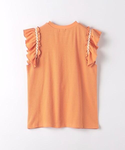 green label relaxing（グリーンレーベルリラクシング）の「ハニカム ナミナミテープ Tシャツ 140cm-160cm（Tシャツ/カットソー・キッズ・オレンジ/ライラック/オフホワイト・140cm/160cm/150cm）」の14枚目の写真