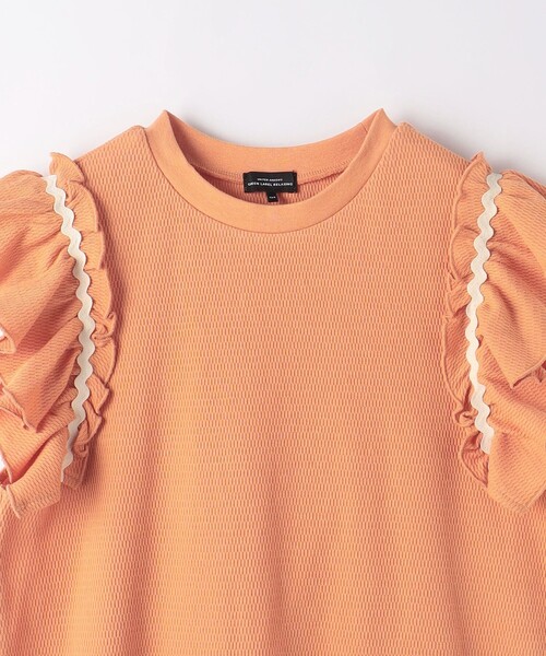 green label relaxing（グリーンレーベルリラクシング）の「ハニカム ナミナミテープ Tシャツ 140cm-160cm（Tシャツ/カットソー・キッズ・オレンジ/ライラック/オフホワイト・140cm/160cm/150cm）」の15枚目の写真