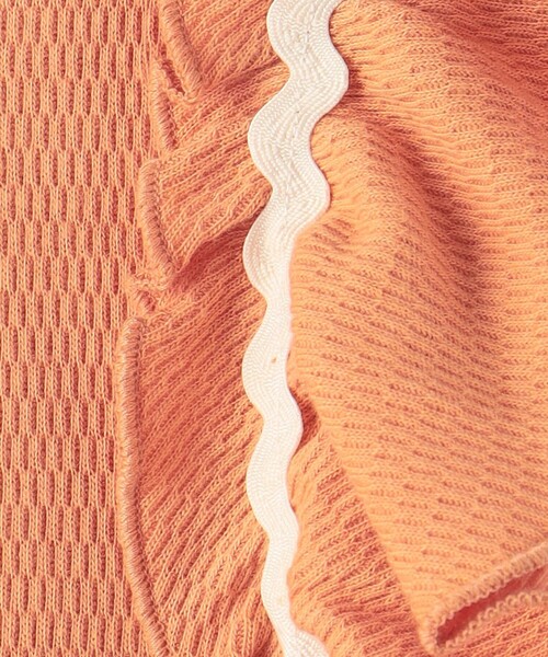 green label relaxing（グリーンレーベルリラクシング）の「ハニカム ナミナミテープ Tシャツ 140cm-160cm（Tシャツ/カットソー・キッズ・オレンジ/ライラック/オフホワイト・140cm/160cm/150cm）」の17枚目の写真