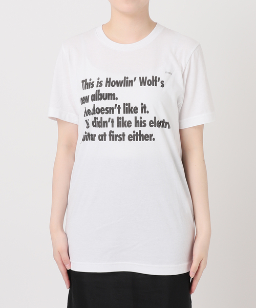 EDIT. FOR LULU(エディットフォールル)の「【BLUESCENTRIC / ブルースセントリック】HOWLINWOLF TEE(Tシャツ/カットソー・レディース・ホワイト・SMALL)」の5枚目の写真